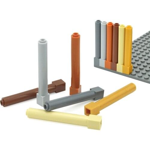 Building Blocks Support 1x1x6 Solid Pillar MOC Parts Compatible with 43888 DIY Bricks Educational Creative Toys for Children