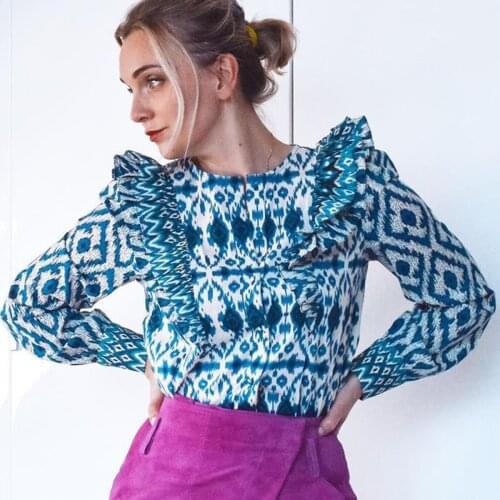 Женские модные рубашки La melancolie China At AliExpress