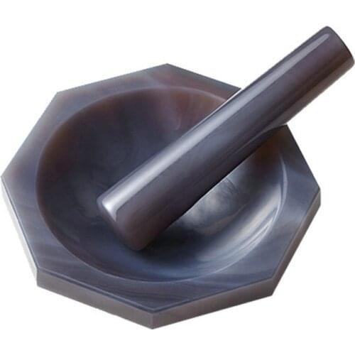 1pc 30mm to 130mm Carnelian Mortar and Pestle FIRST-GRADE Pure and natural AGATE mortar with pestle use for lab medical research