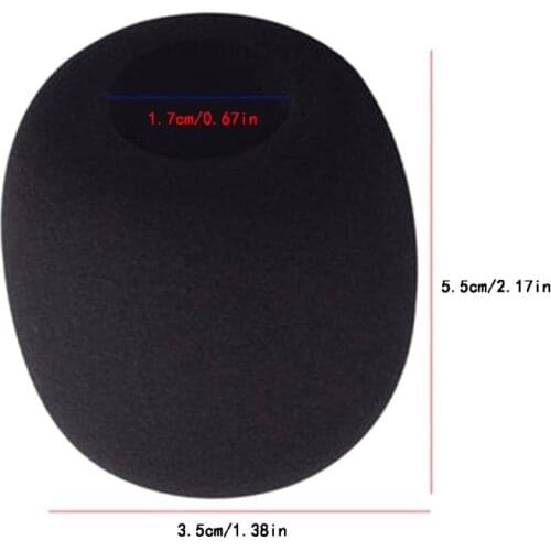 Stage Foam Ball-Type Mic Anti Saliva Windscreen For Rode VideoMicro Microphones 95AF