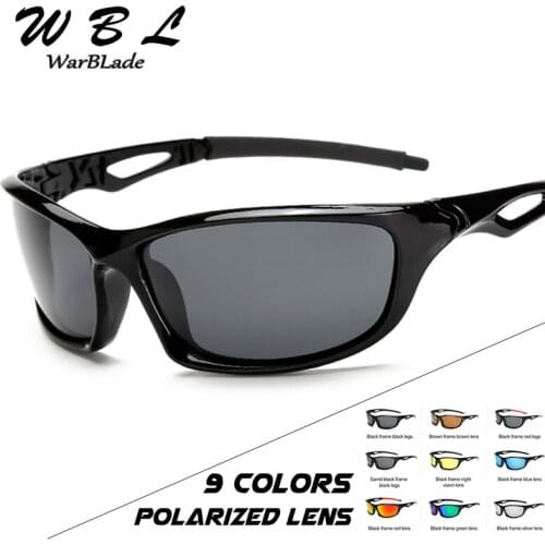 WarBLade Hot Sunglasses Men Night Vision Polarized Goggles Sun Glasses Yellow Lens Anti-Glare 2019 New Arrival Eyewears