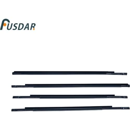 4PCS L&R Front&Rear Door Window Belt Molding Weatherstrip Fit For Mitsubishi ASX 2009-2018