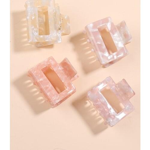 Mi Dairy Brand Wholesale High End Fashion Claws Small Size Acetate Hair Clips Tortoise Shell Hair Accessories For Women Girls