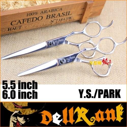 Japan Hot "YS PARK" 5.5" 6" Inch High Quality Barber Salon Scissors Hairdressing Shears Professional Hair Cutting Scissors YS-B