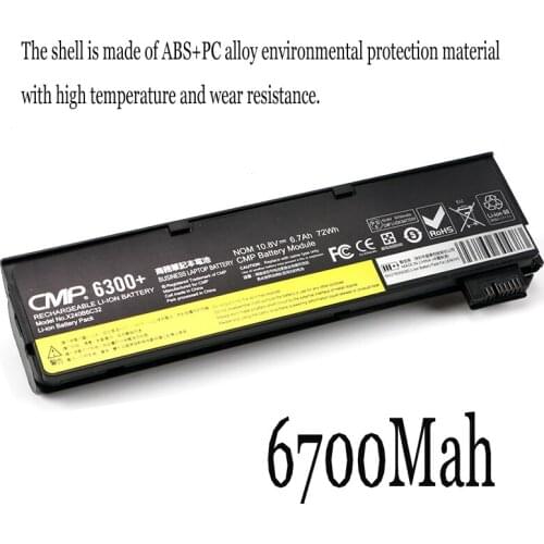 1PC New Laptop Battery Internal For Lenovo Thinkpad X240 X250 X260 T440 T450 T450S