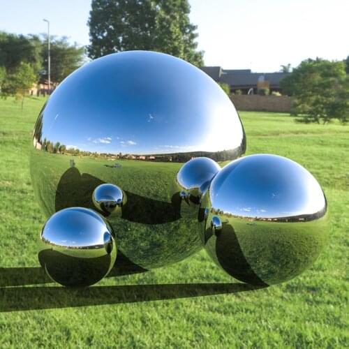 1 PCS 500MM Stainless Steel Hollow Ball Mirror Polished Shiny Sphere For Kinds of Ornament and Decoration