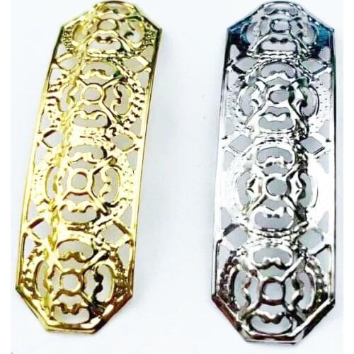 20pcs 15x47mm Filigree Metal sheets decorative for Jewelry Making Cosplay accessories Earring accessories