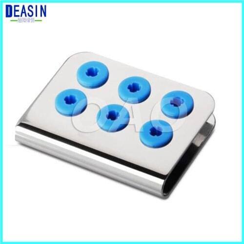 5 Set Scaler Endo Kit for Dental ultrasonic piezo scaler endo tips sheif Silver