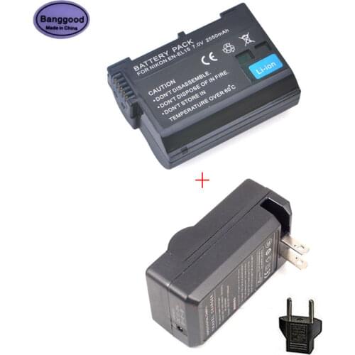 New 2550mAh EN-EL15 EN EL15 ENEL15 Full Decoding Camera Battery for Nikon DSLR D600 D610 D800 D800E D810 D850 D7000 D7100 D7200