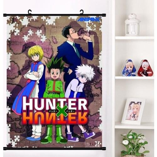 Anime Hunter × Hunter Kurapika Wall Scroll Mural Poster Wall Hanging Poster Otaku Collection Art Print Home Decor dropshipping