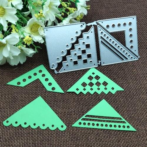 Flower Lace Angle Metal Cutting Dies Stencils Scrapbooking Decorative Embossing Folder Carbon Steel Paper Card DIY Die Cuts