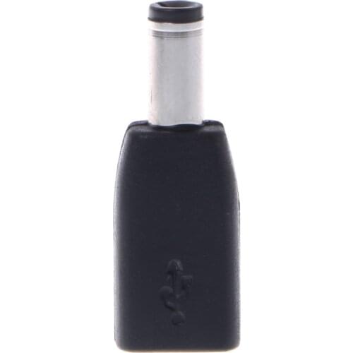 DC 5.5x2.1mm Male Plug To Micro USB Female Connector Adapter Charge Converter