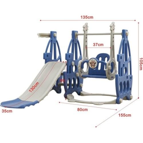 Childrens Indoor Home Swing Slide Combination Small Baby Toy Family Park Small Combination Playground