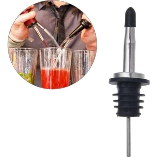 Whisky Liquor Wine Oil Bottle Pourer Stopper Pour Spout Dispenser with