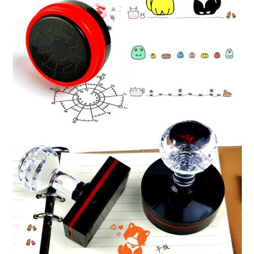 Pocket account around the account seal creative week punch card / TODO LIST / month plan punch card seal DIY