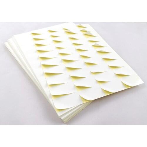 A4 sheet 80sheets blank White Glossy Art paper sticker labels Dying-cut self adhesive sticker label A4 size for laser printer