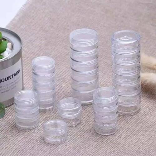 Multi-Layer Plastic Boxes Travel Cream Sorting Packing Transparent Split Bottles Portable Ring Storage Case Mini Finishing Organ