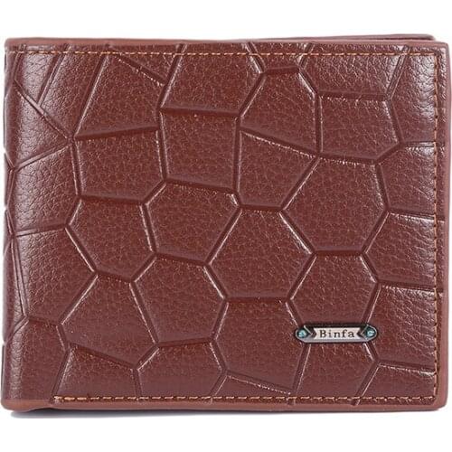 Men Wallet Fashion Casual Coin Purse Short Leather Money Clip Business Male Clutch Purses Money Credit Card Holders Coin Pouch