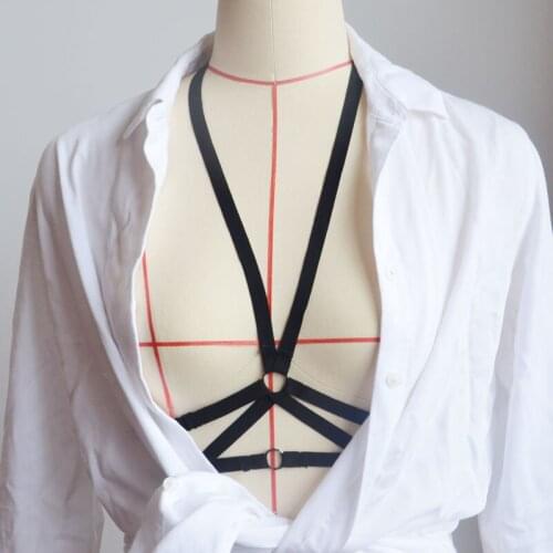 New popular women Erotic Goth Sexy live dance costumes Lingerie Cage Suspender Belt Bondage Harness Gothic Punk Style Fetish