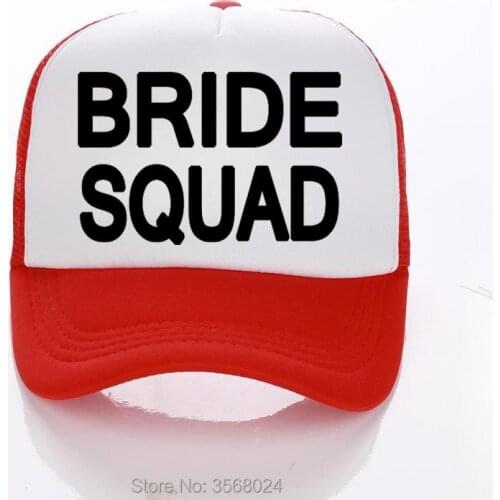 BRIDE SQUAD Baseball Cap Women Wedding Prepare wear Summer BRIDE Party Hat Adjust Kids/Adult Girl Trucker Caps