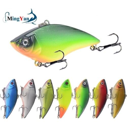 1PCS Hard VIB Fishing Lure 7cm 16g Plastic Artificial Bait Treble Hooks Peche Bass Pike Trolling Pesca Fishing Tackle