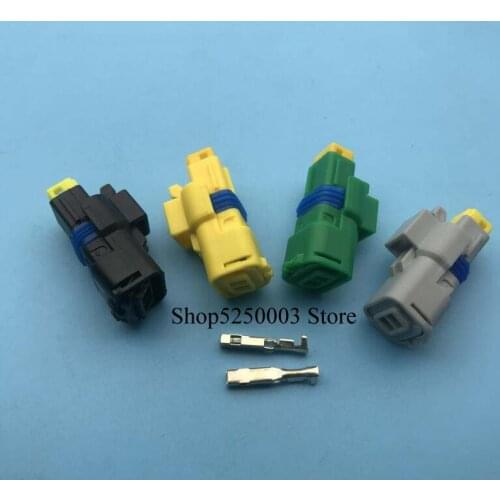 50 pcs 2 pin female waterproof automotive sealed connector 1.5 series FCI plug 211PC022S5049