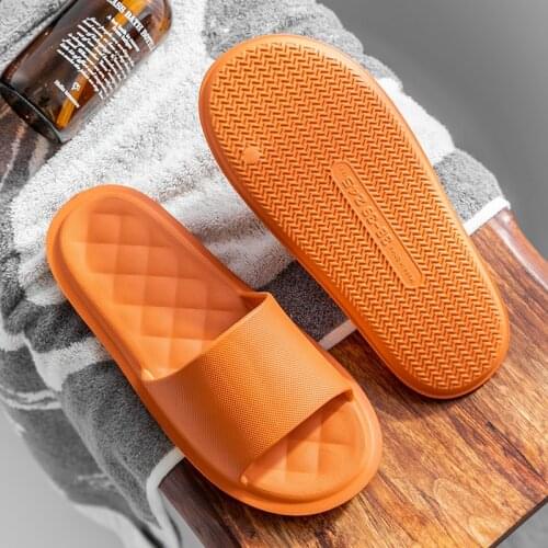 2021 New Summer Women Bathroom Slippers Eva Soft Sole Slide Sandals Leisure Unisex Indoor Couple Non-slip Men Women Shoes