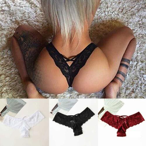 Sexy Thongs Undrwear Women Seamless Lingerie Lace Panties Knickers G-string Underpant Briefs tanga Female Thong One size