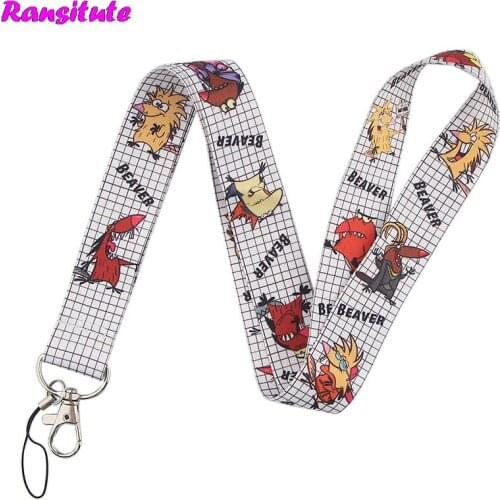 Ransitute R569 Beaver ID Card Lanyard / Key Mobile Phone Lanyard / DIY ID Lanyard Neckband Accessories Decorative Gifts