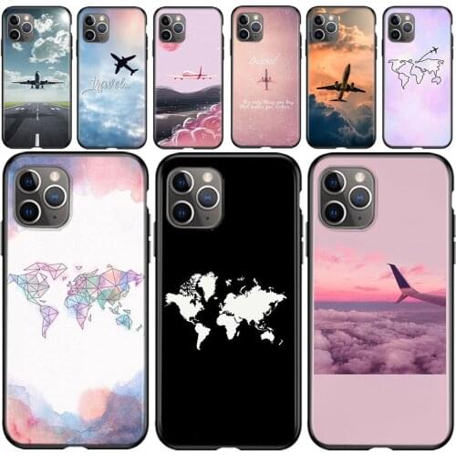 Travel Art Ideas Maps Silicone Cover For Apple IPhone 12 Mini 11 Pro XS MAX XR X 8 7 6S 6 Plus 5S SE Phone Case