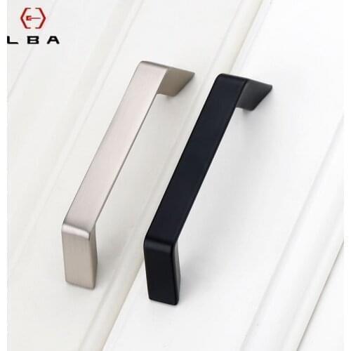 Modern Simplicity High Grade Decorative Furniture Hardware Bookcase Cabinet Closet Door Handle Zinc Alloy Push Pull Handle