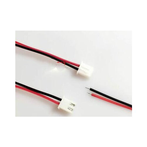 Ree shipping Camera LED Board Single Head 2 Pin Connector Power Cable 10pcs Spacing 2.5MM