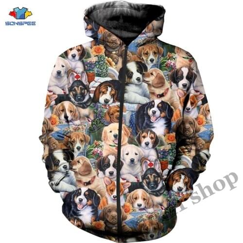 3D Print Full Animal Hoodies Rottweiler Sweatshirt Mens Doge Corgi Dog Shepherd Pug Sweatshirts Border Collie Hoodie Streetwear