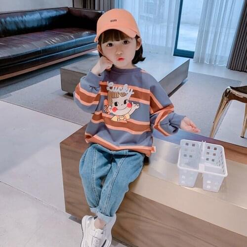 Girls' Sweatshirts Babys Kids Coat 2021 Beautiful Spring Autumn Top Toddler Pullover Beach Overcoat Outdoor Cotton Childrens C