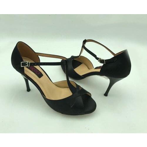 Comfortable and Fashional Argentina Tango Dance Shoes Party Shoes Wedding Shoes argentina leather outsole T6226BLK