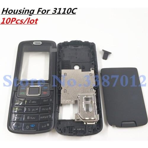 10Pcs/lot Original Battery Back Cover Housing For Nokia 3110 3110C Housing Cover Door Frame + Battery Back cover+Keypad