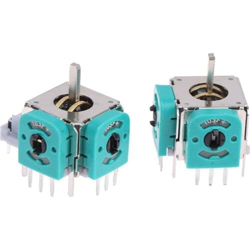2Pcs 3D Analog Stick Joystick Axis Sensor Module for PS4/Xbox One Controller