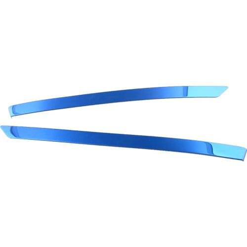2Pcs Car Blue Titanium Interior Door Armrest Cover Trim Strip Accessories Fit for Honda Civic 10th 2020 2019 2018 2017 2016