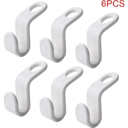 6pcs Closet Hanger Wonder Space Saver Magic Extension Hook Clothing Rack Home Storage Supplies