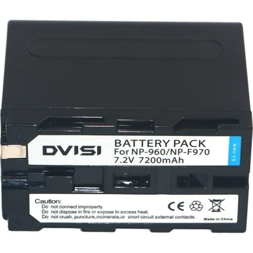 DVISI NP-F970 NP F970 NP-F960 NP-F950 7200mAh Camera Rechargeable Battery For Sony CCD-RV100 CCD-TRV58 DCR-TRV110K z1 Wholesale