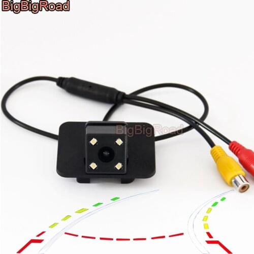 BigBigRoad Car Intelligent Dynamic Track Rear View Camera For Mazda 2 Demio DJ Sedan 2014-2017 CX-3 CX3 2015 2016 2017 2018 2019