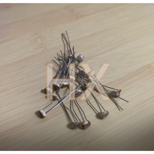 Free shipping 50PCS 5539 Light Dependent Resistor LDR 5MM