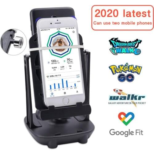 Phone Walking Swing Shaker Mobile Stand Holder Pedometer Brush Stepper for Pokemon Go Phone Wiggler Counter for Iphone