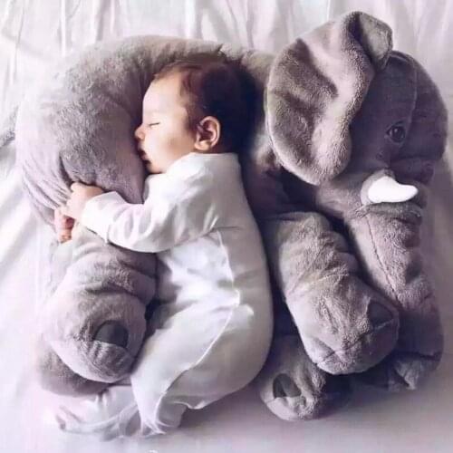 Baby Sleeping Animal Plush Elephant Doll Toy Stuffed Elephant Plush Soft Pillow Kid Children Room Bed Decoration Toy Xmas Gift