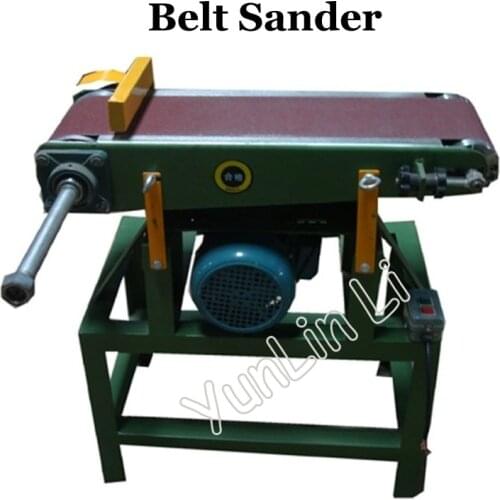 Belt Sander Machine 220V Woodworking Abrasive Belt Flat Grinding Dual-use Belt Sandpaper Machine Model 1524