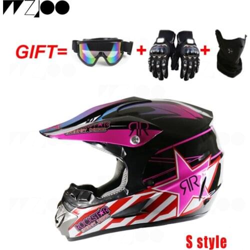 Super-Cool Motorcycle Helmet Off-road Helmet ATV Dirt Bike Helmet MTB Downhill Full Face Helmet MX locomotive forest road Helmet