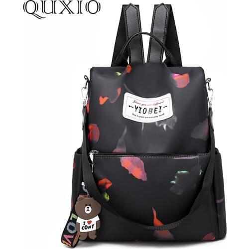 New Fashion Backpacks 2019 Women Anti Theft Backpack Waterproof Oxford Female Small Bagpack School bags for Girls Mochila WHY05