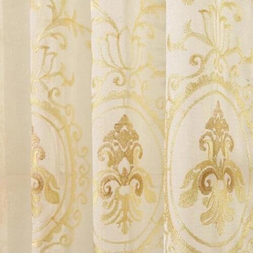 ALITEXTILEBTOC European Size Window Curtains 2*2.6m/3*2.6m Decoration Full Light Shading Curtains For Living Bedroom Curtains