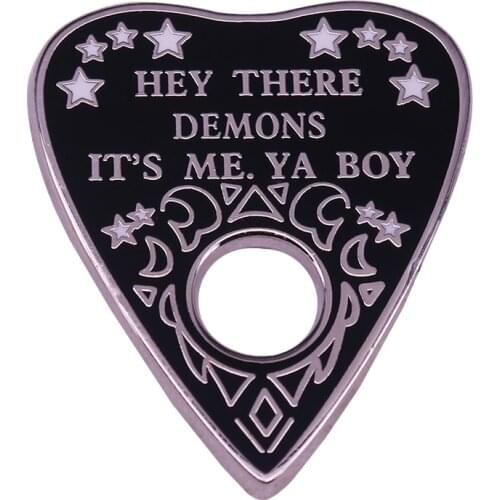 Ouija board enamel pin witch divination jewelry magic power gift