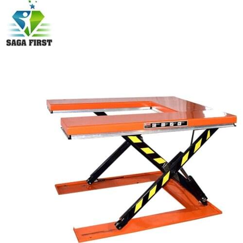 1ton 2ton 4ton Pallet Lifter Stationary Hydraulic Scissor Lift Table